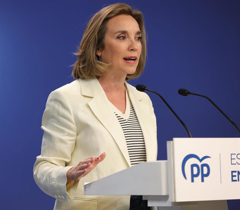 La secretaria general del PP, Cuca Gamarra