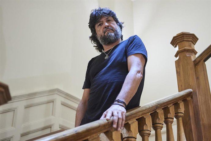 El artista Juan Gómez 'Chicuelo' en la UIMP.