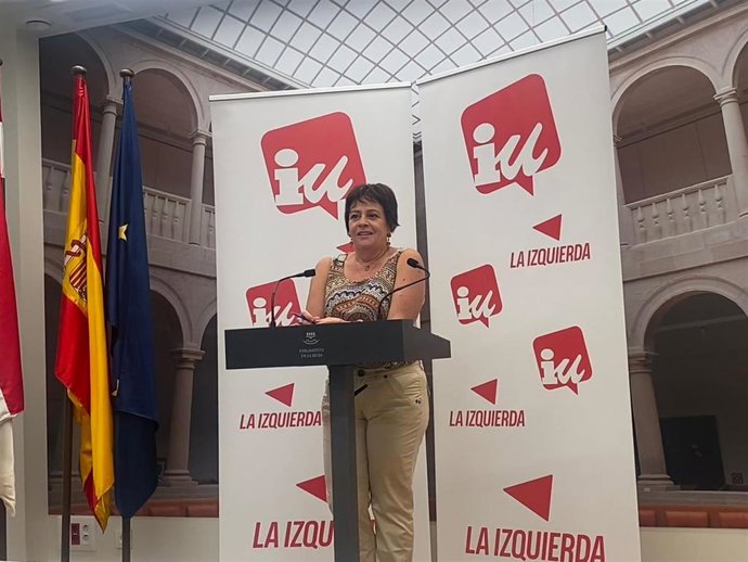 La diputada de Izquierda Unida en el Parlamento de La Rioja, Henar Moreno.