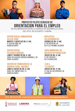 El Ayuntamiento amplía el servicio de orientación laboral a todos sus centros y a barrios y pedanías