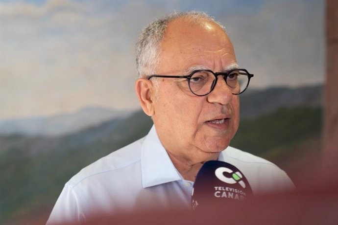 El portavoz de Agrupación Socialista Gomera, Casimiro Curbelo