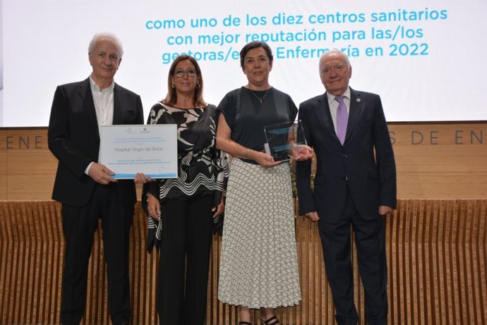 Premios a la división de Enfermería del Hospital Virgen del Rocío de Sevilla.