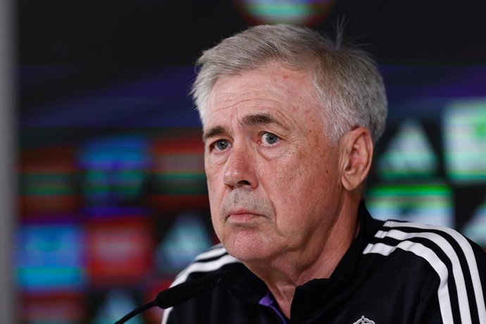 Archivo - El técnico italiano del Real Madrid, Carlo Ancelotti