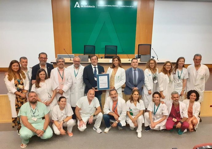 La unidad de Urología del Hospital Universitario Costa del Sol consigue la certificación de calidad Óptima y es, de su especialidad, la que tiene mayor cumplimiento de estándares de Andalucía