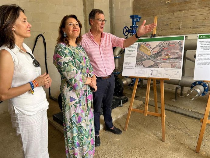 La Junta destaca la garantía de agua 24 horas al día en Burguillos tras 14 años de cortes de suministro