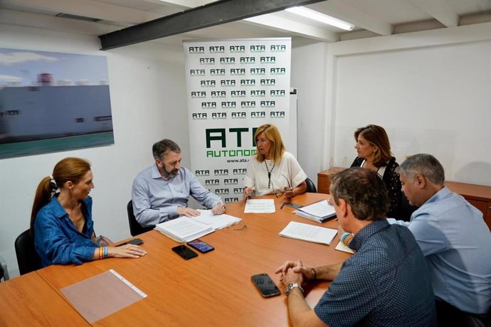 Candidatos del PP de Cantabria a las Cortes Generales de cara al 23J se reúnen con representantes de ATA