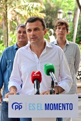 Bruno García, presidente provincial del PP en Cádiz.