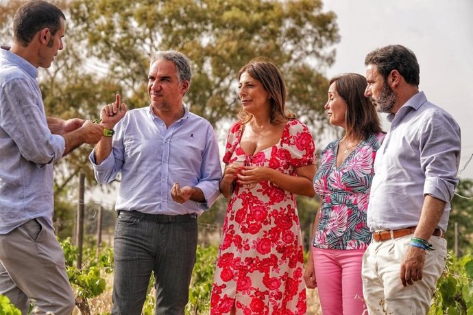 El coordinador general del PP y candidato número 1 al Congreso por Málaga, Elías Bendodo, en Ronda