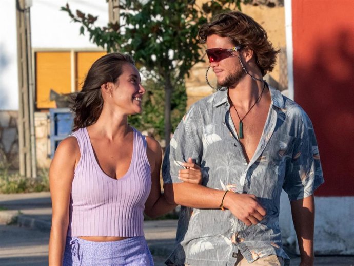 Adara Molinero y Bosco disfrutan de un día con amigos, a 07 de julio de 2023, en Madrid (España).