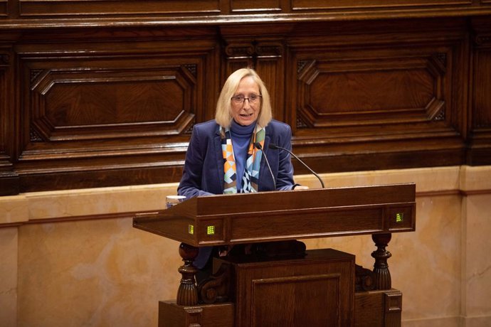 Archivo - La diputada del PSC-Units al Parlament Assumpta Escarp 