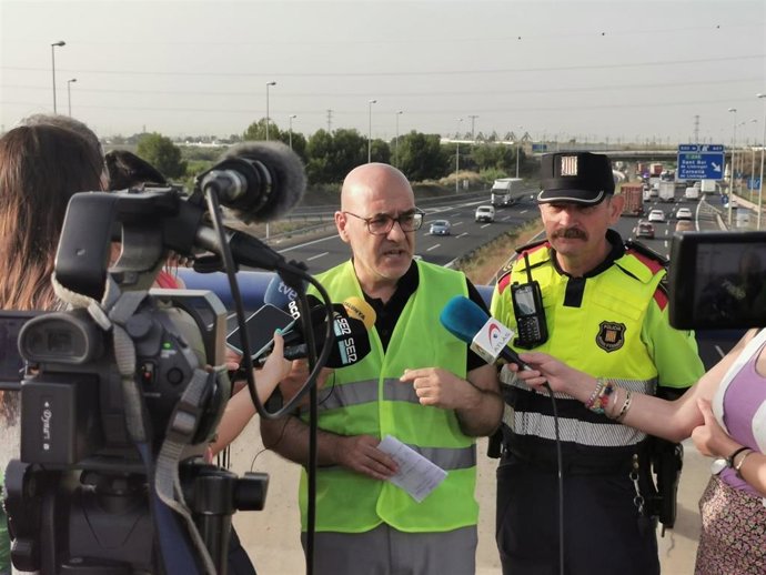 El director del Servei Catal de Trnsit, Ramon Lamiel, en declaraciones a la prensa