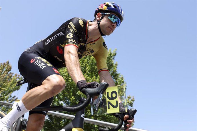 El ciclista belga Wout Van Aert (Jumbo Visma) disputando una etapa del Tour de Francia.