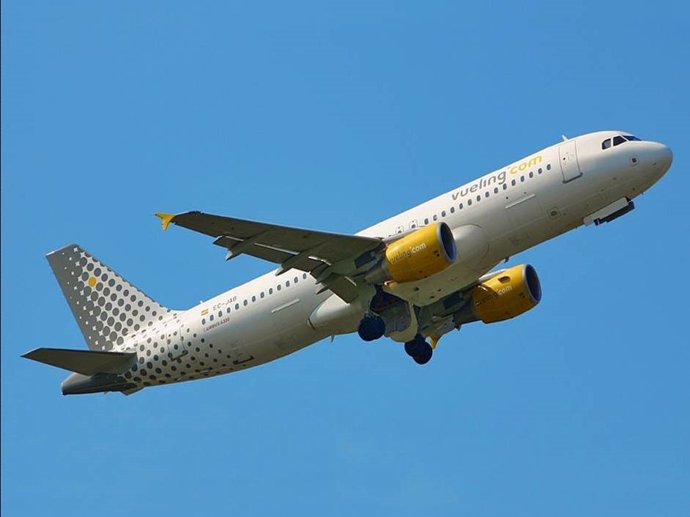 Un avión de Vueling.