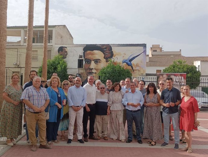 Visita de Juan Espadas a Fuente Vaqueros (Granada).