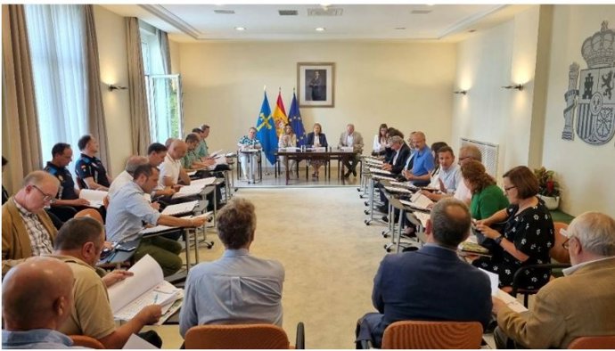 Reunión del dispositivo de seguridad en el Dencenso del Sella.