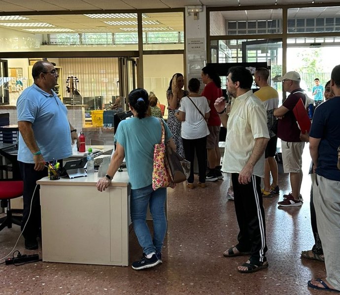 Personal y usuarios del Centro Cívico de la Fuensanta.