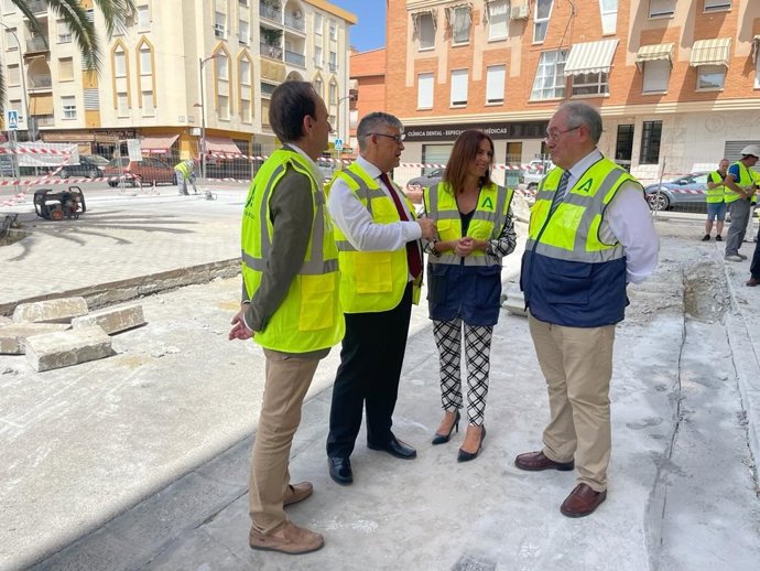 Obras de remodelación integral del entorno de la plaza Malala de Guadix (Granada)