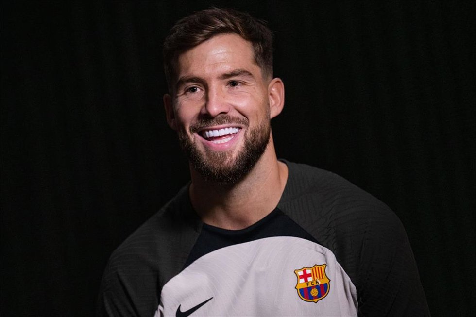 El jugador del FC Barcelona Iñigo Martínez