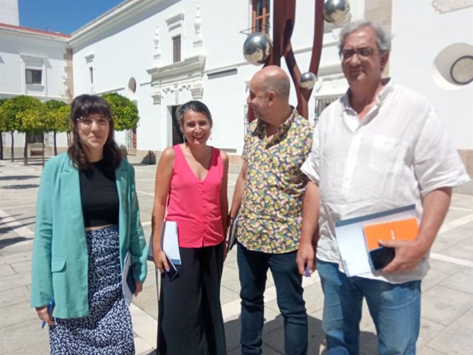 Los diputados de Unidas por Extremadura en la Asamblea