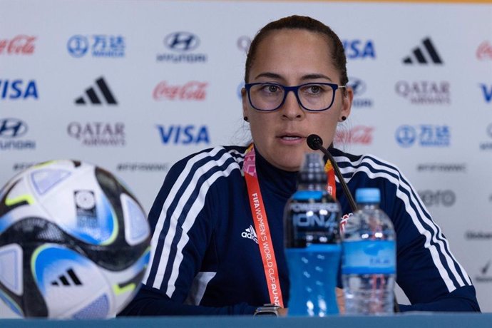 La seleccionador nacional de Costa Rica, Amelia Valverde, en rueda de prensa