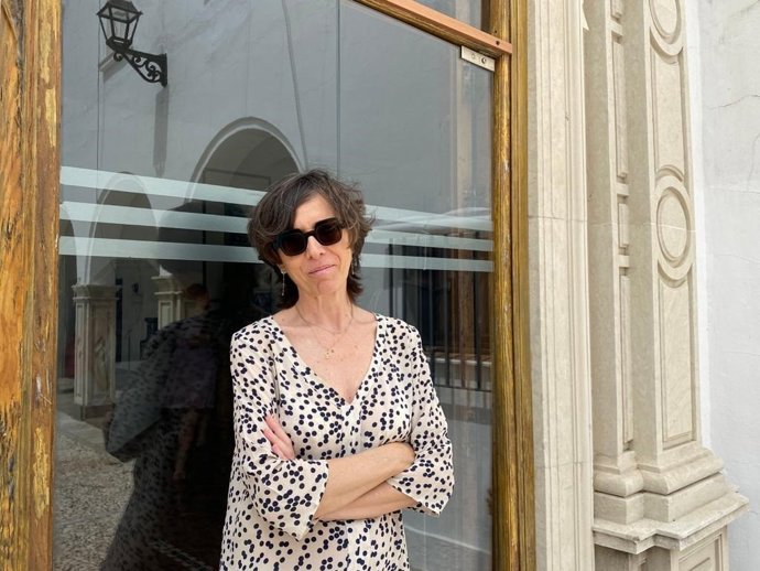 La directora Ana Maria Ruiz López en la sede de La Rábida (Huelva) de la UNIA.