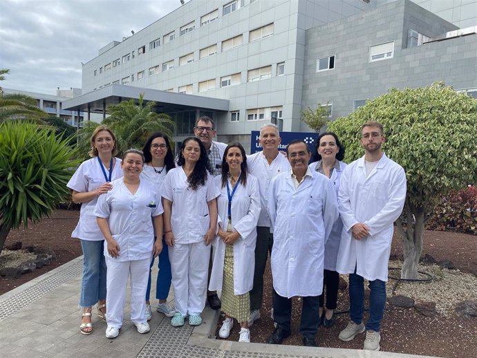 Equipo de investigación de la unidad de esclerósis múltiple del Hospital Universitario Ntra. Sra. De Candelaria