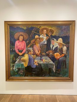 Cuadro 'La merienda/A la hierba' (1942).