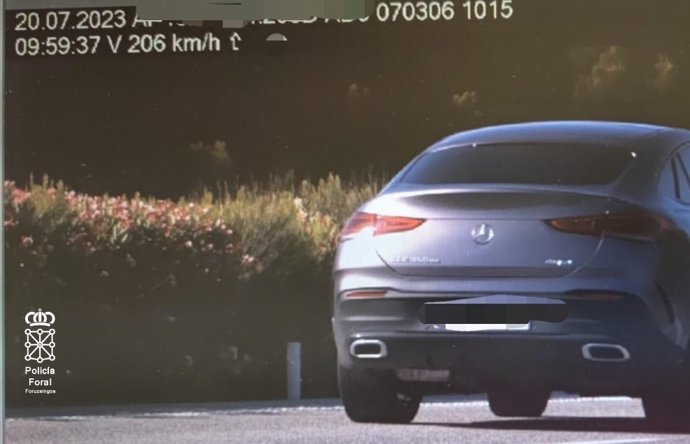 Imagen del vehículo denunciado.