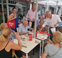 El PSOE intensifica la campaña en el Campo de Gibraltar "rescatada por el Gobierno del abandono del PP"