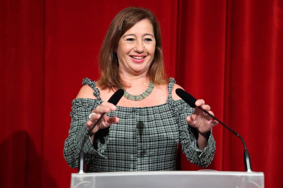 Archivo - La candidata del PSIB-PSOE al Congreso de los Diputados, Francina Armengol. 