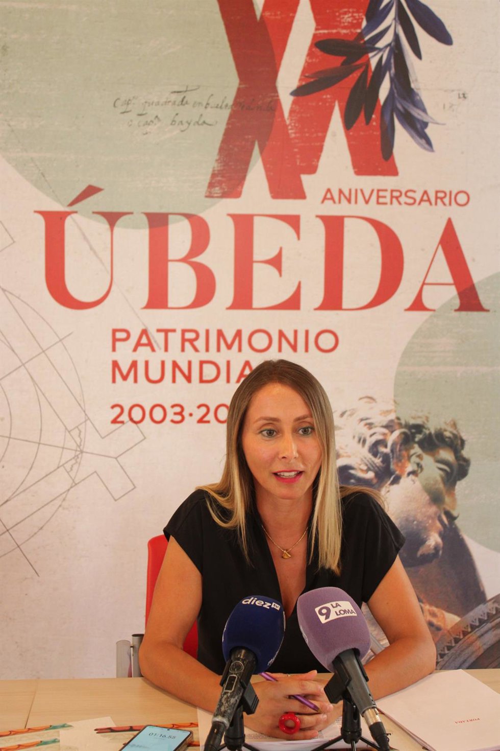 La concejala de Cultura de Úbeda, Elena Rodríguez