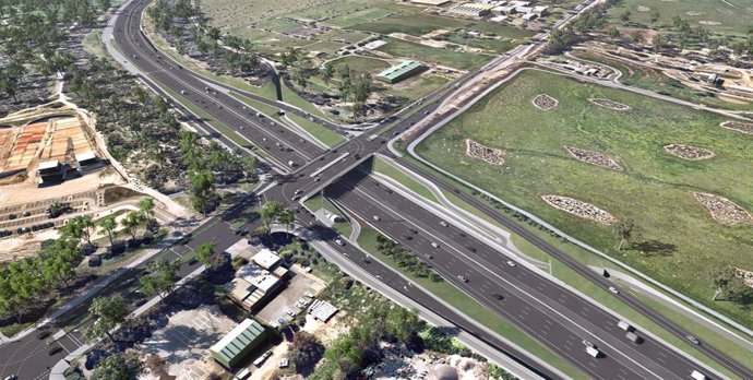 Autopista que ampliará Acciona en Australia