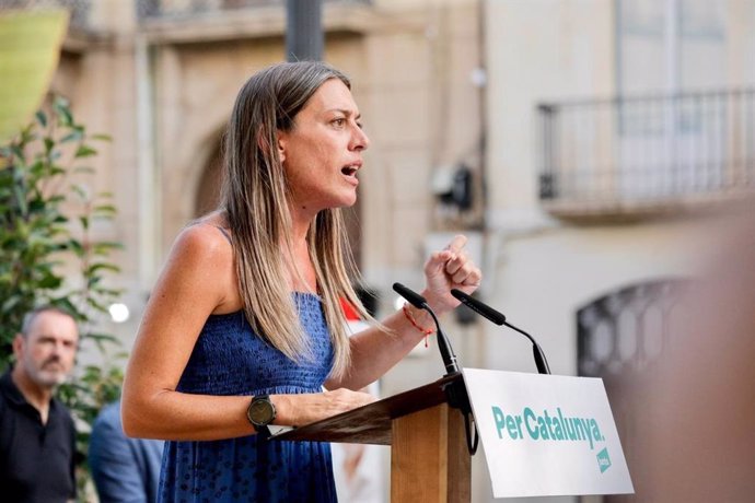 La candidata de Junts al Congrés per Barcelona, Míriam Nogueras