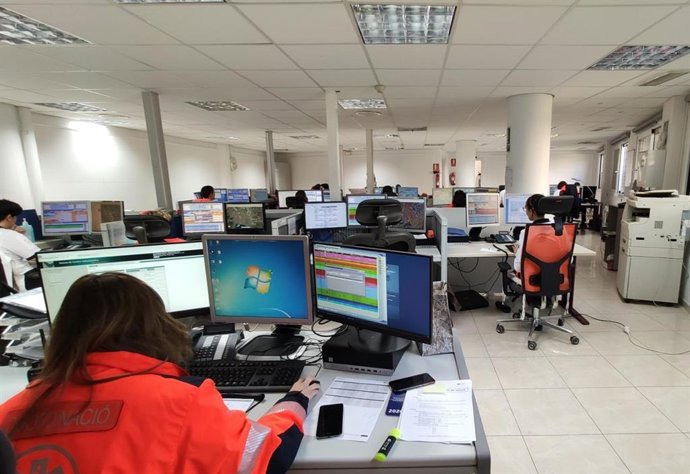 Central de coordinación del SAMU 061.