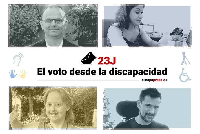 Personas con discapacidad acuden a las urnas est e23 de julio de 2023