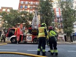 Muere un hombre de 74 años en el incendio en un piso de Chamberí