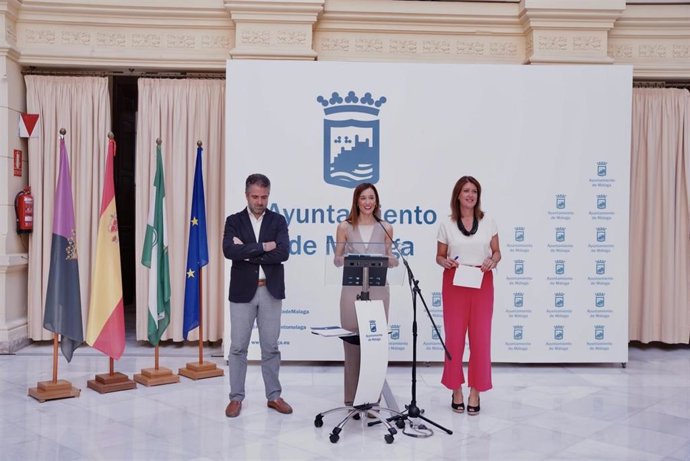 Rueda de prenas porterior a la junta de gobireno local de Málaga