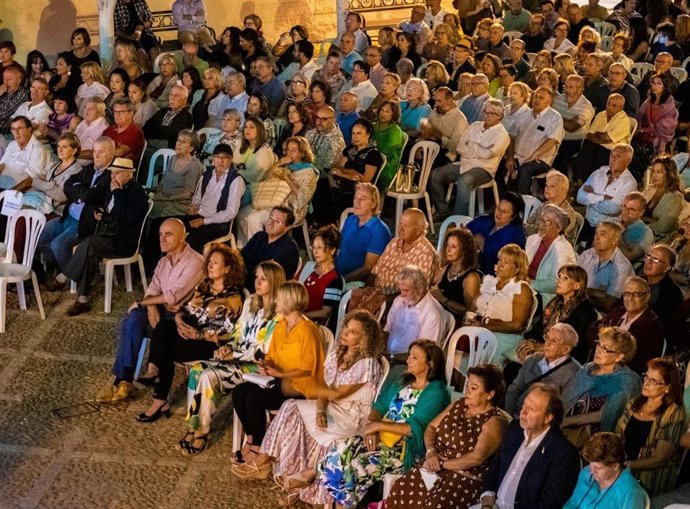 Archivo - Festival flamenco en Sevilla.