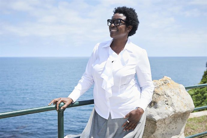 Elvira Dyangani, directora del MACBA, en Santander, donde participa en un curso de la UIMP.