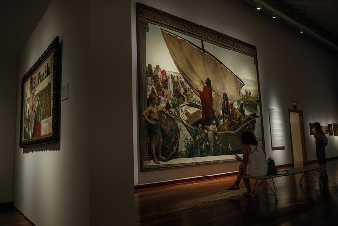 ROBER SOLSONA20230721.VALENCIA.Museo de Bellas Artes de Valncia, presenta la nueva instalación museográfica de la sala dedicada al pintor Joaquín Sorolla. Museo de Bellas Artes.