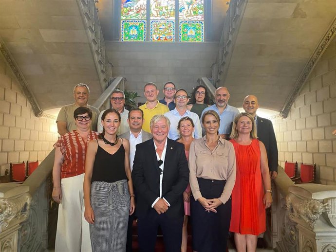 Archivo - Miembros del patronato de la Fundació Mallorca Turisme