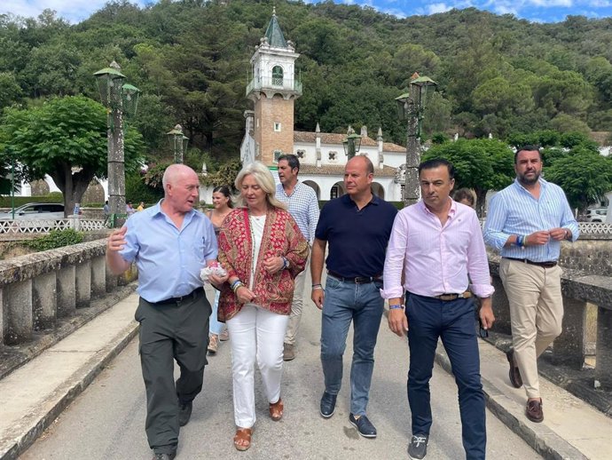 Mercedes Colombo en el Poblado del Embalse de Los Hurones.