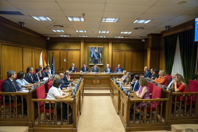 Pleno de la Diputación de Almería.