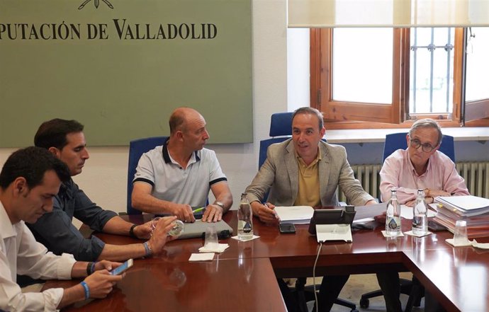 Reunión de la Comisión de Hacienda, Personal y Régimen Interno de la Diputación de Valladolid.