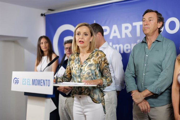 La candidata al Congreso del PP por Almería, Maribel Sánchez Torregrosa.