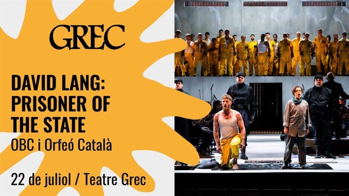 Cartel de 'Prisoner of the State' creada por David Lang