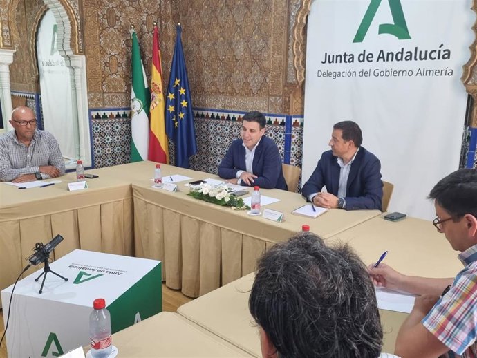 Reunión para impulsar el 'hub' de hidrógeno verde en Almería.