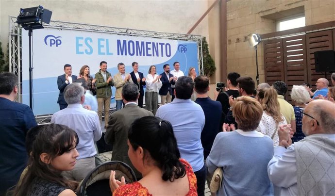 23J.- Gamarra Cierra Campaña En Logroño Apelando A Voto Útil Por Feijóo "En El Momento De La Verdad, De Pasar Página Del Sanchismo"