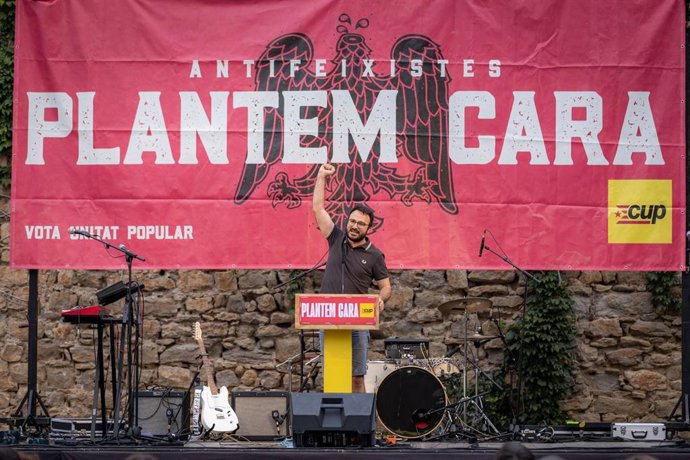 El cabeza de lista de la CUP al Congreso por Barcelona, Albert Botran