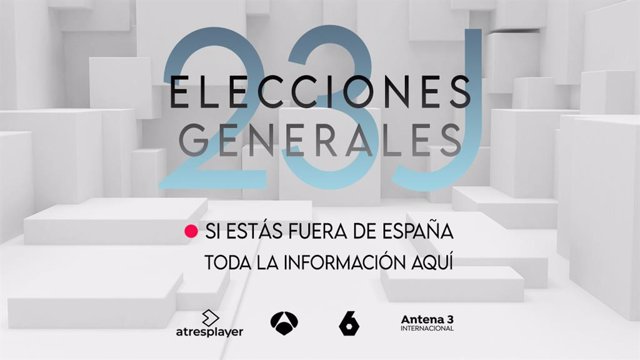 Atresmedia ofrecerá cobertura especial de las elecciones del domingo fuera de España, a través de Antena 3 Internacional